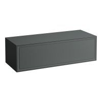 Laufen The New Classic 1200mm Drawer Element for Basin (without cutout) with One Drawer - Traffic Grey