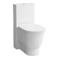 Laufen The New Classic Rimless Close Coupled Toilet (Bottom Inlet) - White