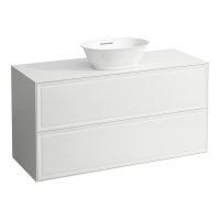 Laufen The New Classic 1200mm Drawer Element for Bowl with Two Drawers - Gloss White