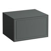 Laufen The New Classic 600mm Drawer Element for Basin (without cutout) with One Drawer - Traffic Grey