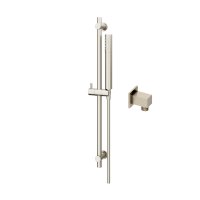 Abacus Square Outlet Shower Valve Riser Rail Kit - Brushed Nickel