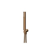 Abacus Round Handheld Shower Kit - Brushed Brass