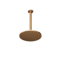 Abacus Round Head and Ceiling Arm - Brushed Bronze