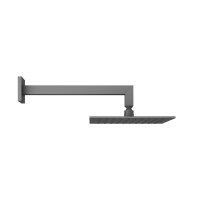 Abacus Square Head and Wall Arm - Anthracite