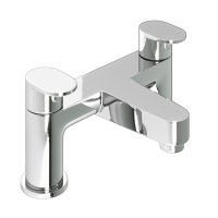 Abacus Ki Deck Mounted Bath Filler - Chrome