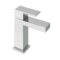 Abacus Plan Mono Basin Mixer - Chrome