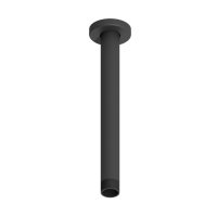 Abacus Emotion 250mm Round Fixed Ceiling Arm - Matt Black