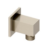 Abacus Emotion Square Wall Outlet Shower Valve - Brushed Nickel