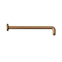 Abacus Emotion Round Fixed Wall Arm 380mm - Brushed Bronze