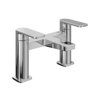 Abacus Edge Deck Mounted Bath Filler - Chrome