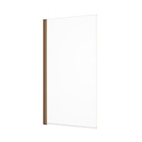 Abacus 1500 x 800mm Bath Screen - Brushed Bronze