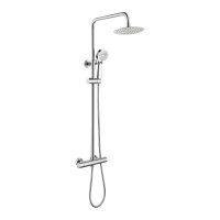 Abacus Emotion Thermostatic Shower Set - Chrome