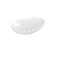 Villeroy & Boch Loop & Friends 560 x 380mm Oval Countertop Basin with Overflow - White Alpin