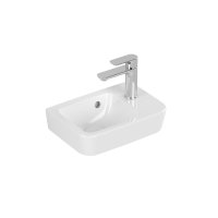 Villeroy & Boch O.Novo 360mm Wall-Hung Cloakroom Basin with Overflow - Right Hand