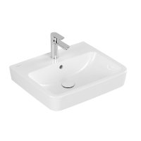 Villeroy & Boch O.Novo 550 x 460 x 175mm Basin with Overflow - White Alpin