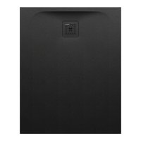 Laufen Pro Marbond Black 1100 x 800mm Shower Tray (Drain on Short Side)