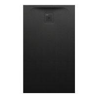 Laufen Pro Marbond Black 1200 x 800mm Shower Tray (Drain on Short Side)