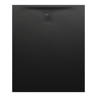 Laufen Pro Marbond Black 1400 x 700mm Shower Tray (Drain on Short Side)