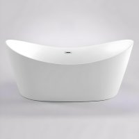 Trojan Emerald 1800 x 800mm Double Ended Freestanding Slipper Bath