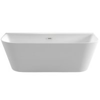 Trojan Darlington 1700 x 800mm Double Ended Back To Wall Freestanding Bath