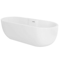 Trojan Alcora 1800 x 750mm Freestanding Double Ended Bath