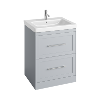 Abacus Concept Shaker 600mm Floorstanding Vanity Unit & Basin