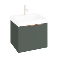 Abacus S3 Concepts 550mm Vanity Unit - Matt Sage Green