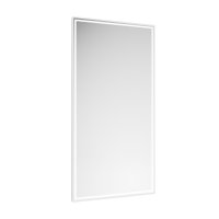 Abacus Line 800 x 500mm Framed Mirror - Silver