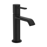 Laufen Meda 95mm Projection Basin Mixer with Fixed Spout - Matt Black