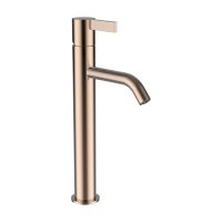 Kartell by Laufen 125mm Projection Tall Basin Mixer - Rose Gold