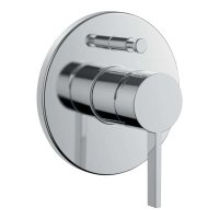 Kartell by Laufen Concealed Bath Mixer with Diverter - Chrome