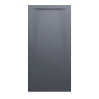 Laufen Pro S 1600 x 800mm Marbond Shower Tray - Anthracite