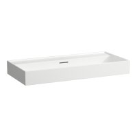 Kartell by Laufen 1000mm Wall-Hung 0 Tap Hole Basin