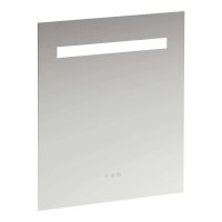 Laufen Leelo 600mm Mirror with Horizontal LED Lighting & 3 Touch Sensors - Aluminium Frame