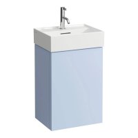 Kartell by Laufen 435mm Left Hand Vanity Unit - Grey Blue