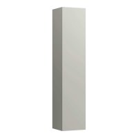 Kartell by Laufen 350 x 1650mm Left Hand Hinge Tall Cabinet - Pebble Grey