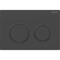 Geberit Omega 20 Matt Black Dual Flush Plate