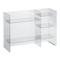 Kartell by Laufen Stackable Sound-Rack Shelf - Transparent Crystal