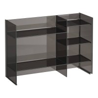 Kartell by Laufen Stackable Sound-Rack Shelf - Smoky Grey