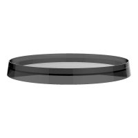 Kartell by Laufen 185mm Storage Tray Disc - Smoky Grey