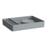 Laufen Val Rectangular Accessory Tray - Matt Graphite