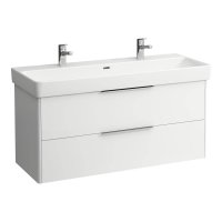 Laufen Base 1160mm 2 Drawer Vanity Unit - Matt White