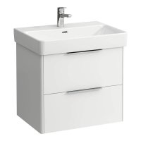 Laufen Base 615mm 2 Drawer Vanity Unit - Matt White