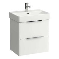 Laufen Base 520 x 360mm 2 Drawer Vanity Unit - Matt White