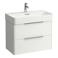 Laufen Base 735mm 2 Drawer Vanity Unit - Gloss White