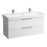 Laufen Base 1160mm 2 Drawer Vanity Unit - Gloss White