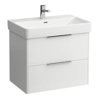 Laufen Base 665mm 2 Drawer Vanity Unit - Gloss White