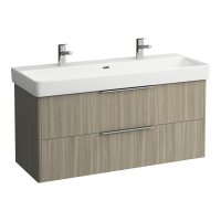 Laufen Base 1160mm 2 Drawer Vanity Unit - Light Elm