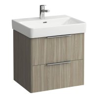 Laufen Base 570 x 440mm 2 Drawer Vanity Unit - Light Elm