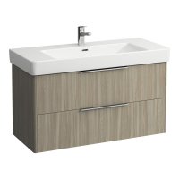 Laufen Base 1010mm 2 Drawer Vanity Unit - Light Elm